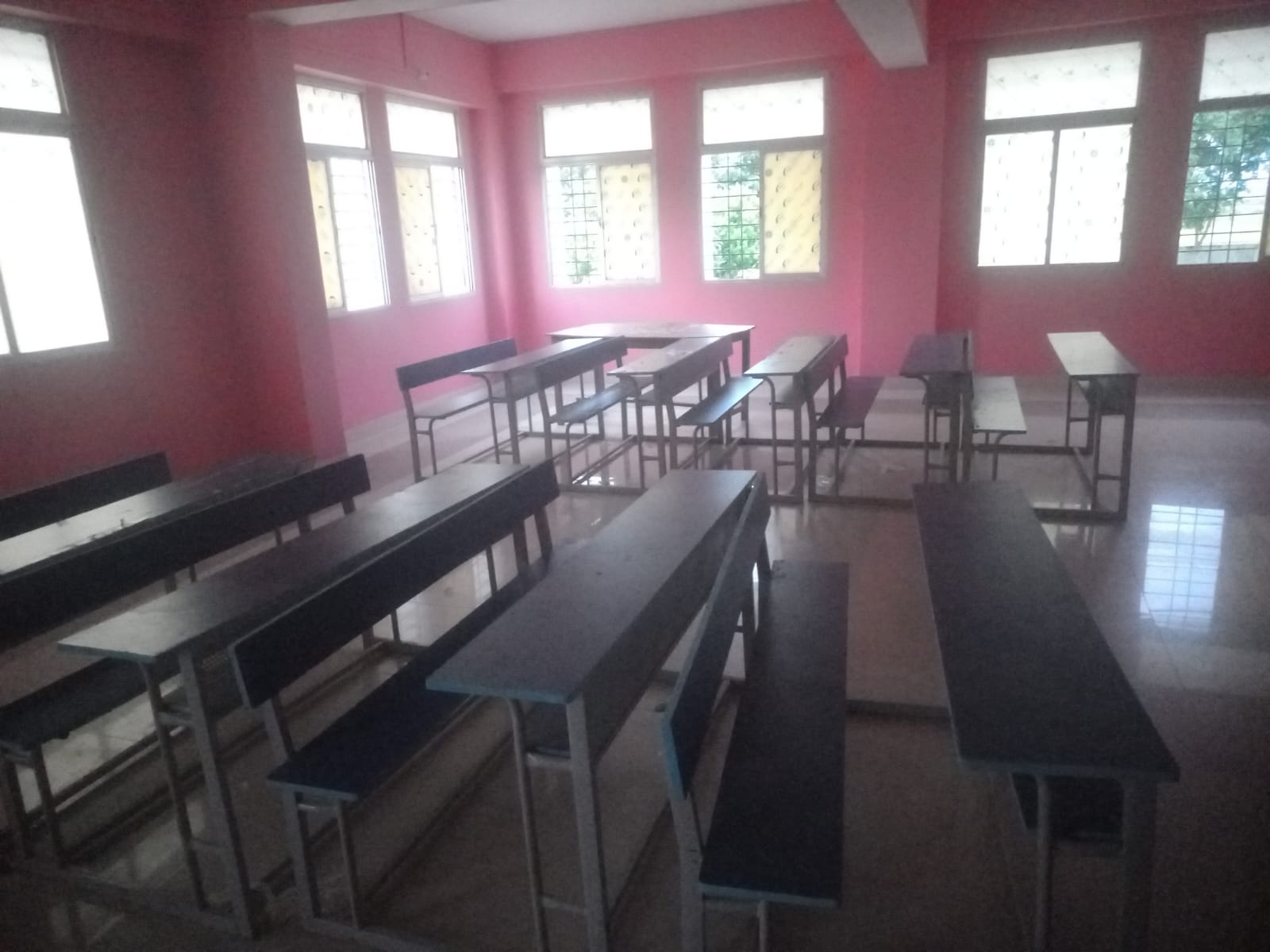 Pink classroom
